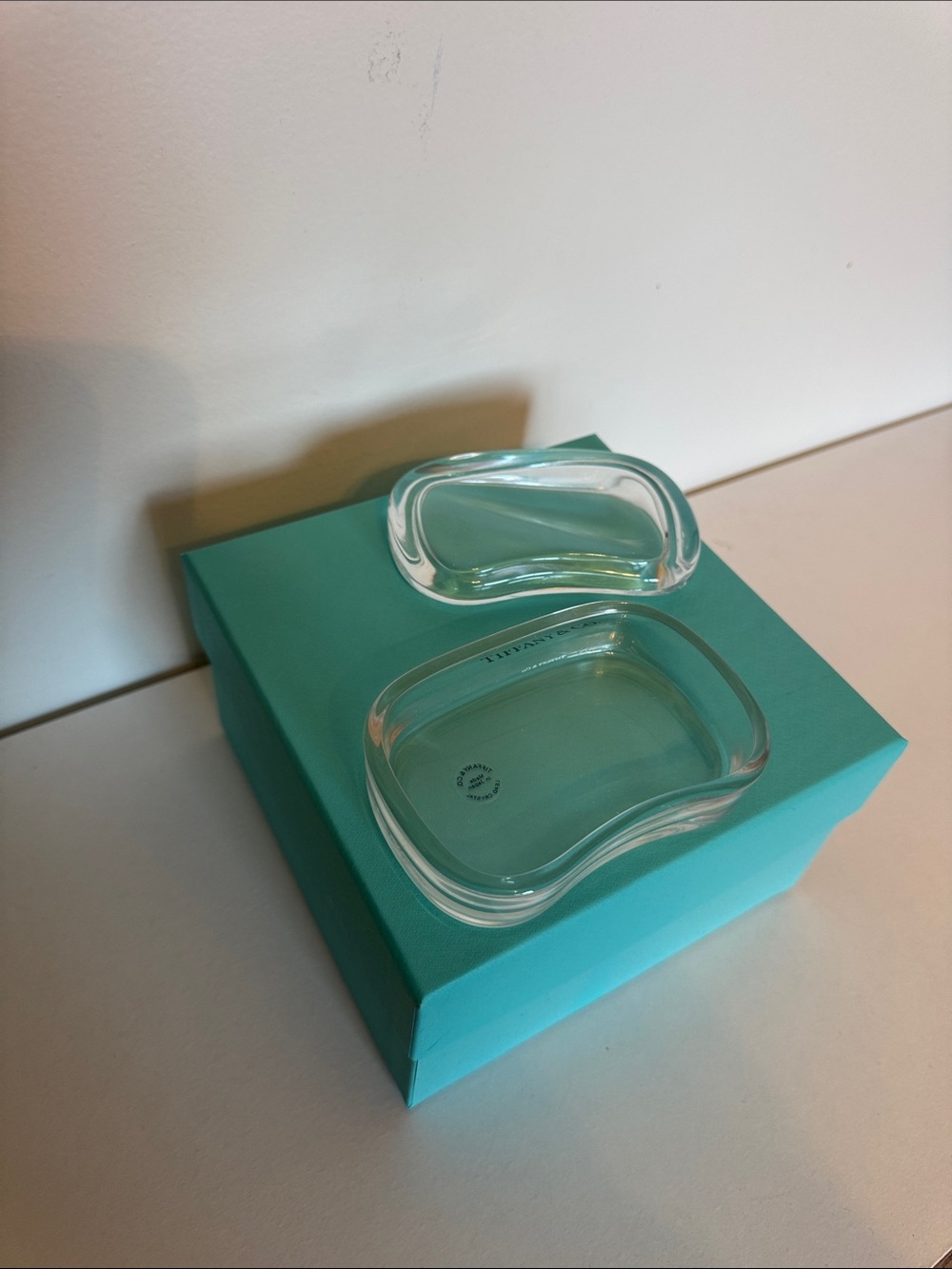 Tiffany & Co. Clear Glass Dish